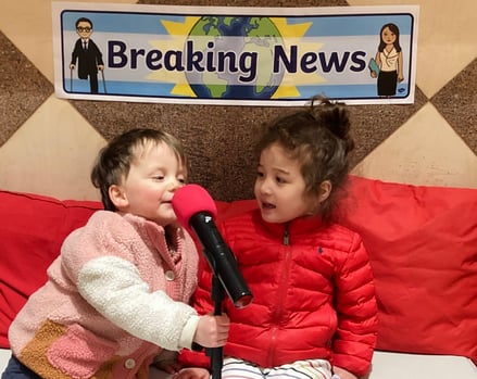 Preschoolers Tune in for World Radio Day