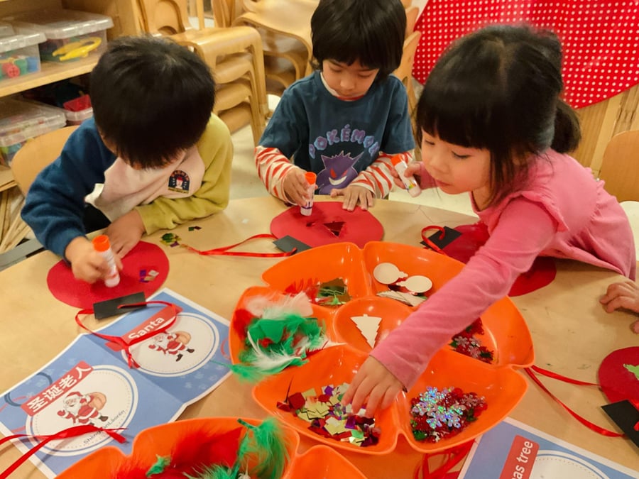 Christmas - Hanzi symbols - Chinese lesson craft
