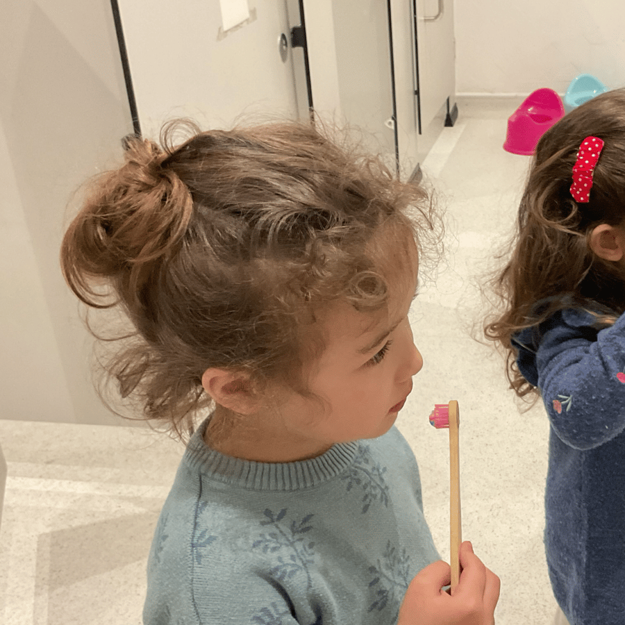 Self care - brushing teeth