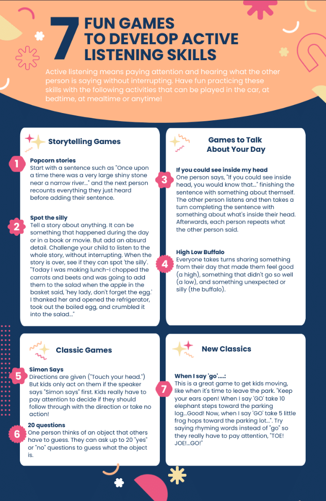 fun games to develop listening skills