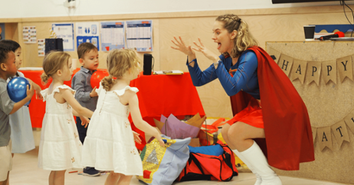 listening games at hatching dragons nursery schools